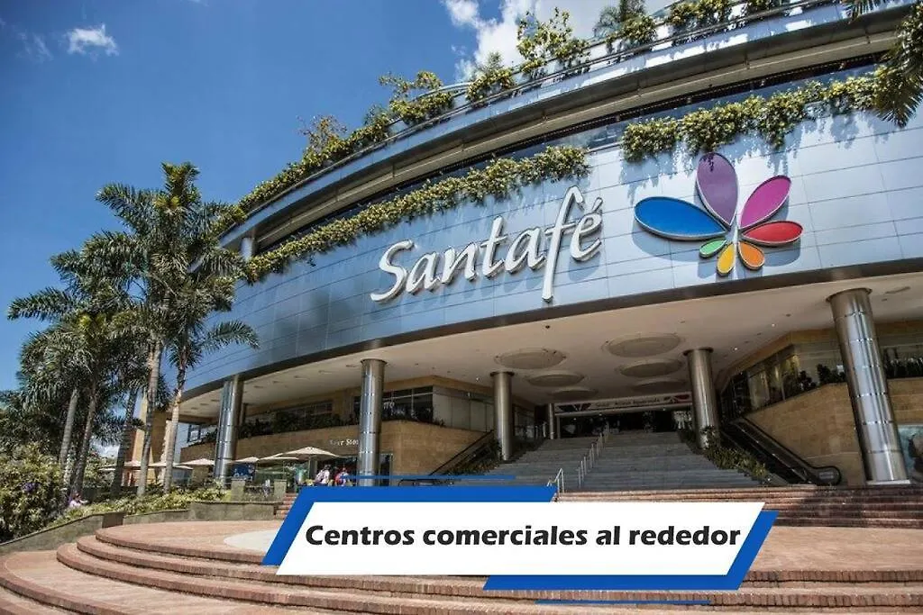 Apartamento Close To The Santa Fe Mall In Poblado 207 Medellín